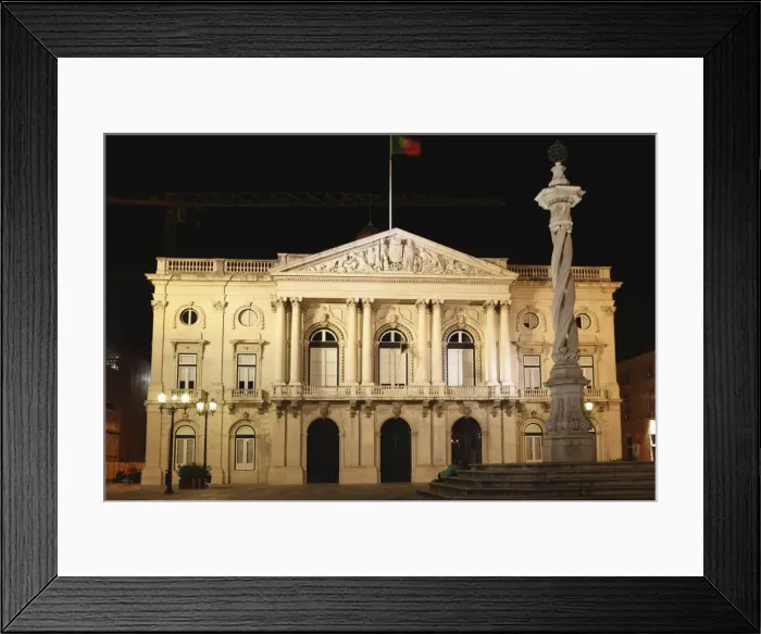 Framed Print : The Pelourinho Column outside of the Neo-Classical style Town Hall (Camara Municipal de Lisboa) in central Lisbon Framed Print : The Pelourinho Column outside of the Neo-Classical style Town Hall (Camara Municipal de Lisboa) in central Lisbon