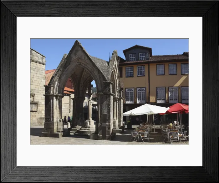 Framed Print : The Salado Monument (Padrao do Salado) on the Largo da Oliveira in the Old Town Framed Print : The Salado Monument (Padrao do Salado) on the Largo da Oliveira in the Old Town
