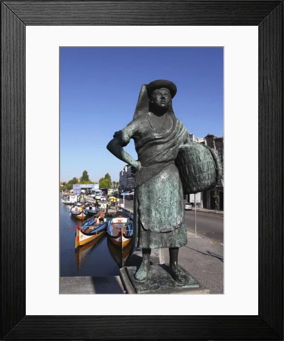 Framed Print : Statue of a salt maker, one of the regions traditional industries Framed Print : Statue of a salt maker, one of the regions traditional industries