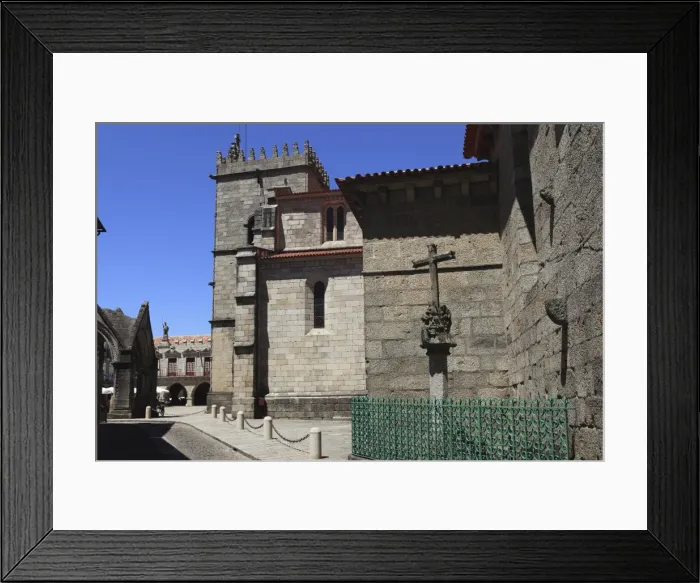 Framed Print : Church of Our Lady of Oliveira and Largo da Oliveira in the old town of Guimaraes Framed Print : Church of Our Lady of Oliveira and Largo da Oliveira in the old town of Guimaraes