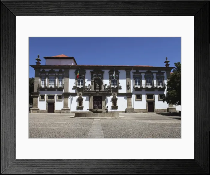 Framed Print : The town hall and former Convent of Santa Clara, Old Town, UNESCO World Heritage Site Framed Print : The town hall and former Convent of Santa Clara, Old Town, UNESCO World Heritage Site