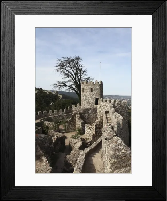 Framed Print : Moorish Castle (Castelo dos Mouros) walls and ramparts, UNESCO World Heritage Site Framed Print : Moorish Castle (Castelo dos Mouros) walls and ramparts, UNESCO World Heritage Site