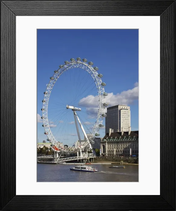 Framed Print : London Eye, River Thames, London, England, United Kingdom, Europe Framed Print : London Eye, River Thames, London, England, United Kingdom, Europe