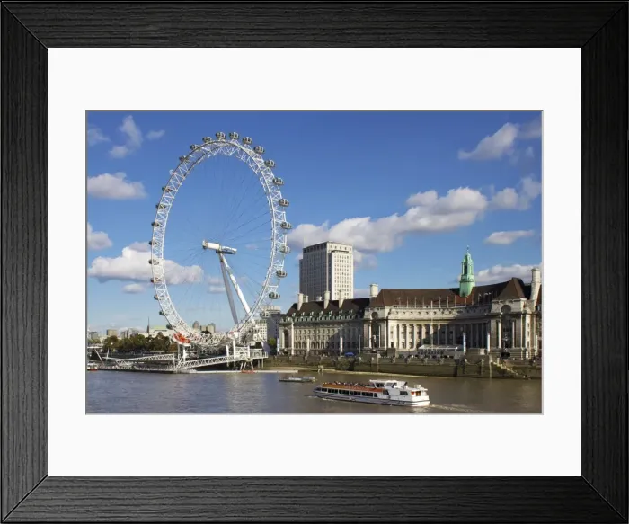 Framed Print : London Eye, River Thames, London, England, United Kingdom, Europe Framed Print : London Eye, River Thames, London, England, United Kingdom, Europe