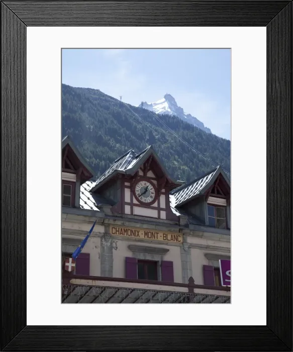 Framed Print : The train station, Chamonix, Haute Savoie, French Alps, France, Europe Framed Print : The train station, Chamonix, Haute Savoie, French Alps, France, Europe