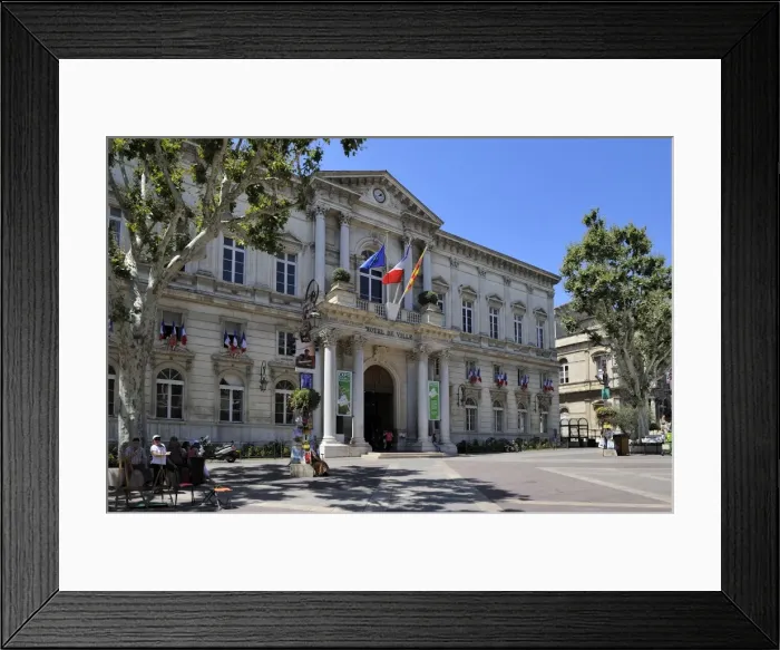 Framed Print : Hotel de Ville (Town Hall), Avignon, Provence, France, Europe Framed Print : Hotel de Ville (Town Hall), Avignon, Provence, France, Europe