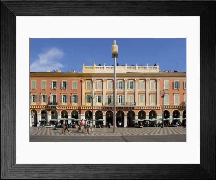 Framed Print : Modern sculpture in Place Massena, Nice, Alpes Maritimes, Provence, Cote d Azur Framed Print : Modern sculpture in Place Massena, Nice, Alpes Maritimes, Provence, Cote d Azur