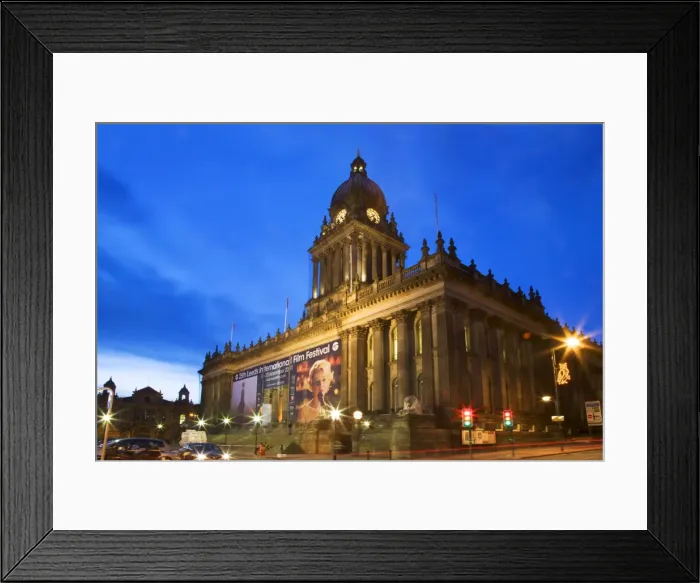 Framed Print : Leeds Town Hall at dusk, Leeds, West Yorkshire, Yorkshire, England, United Kingdom Framed Print : Leeds Town Hall at dusk, Leeds, West Yorkshire, Yorkshire, England, United Kingdom