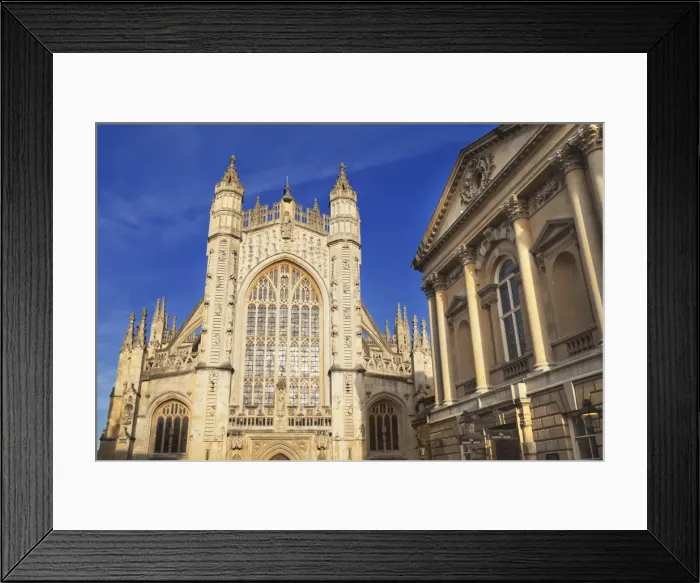 Framed Print : Bath Abbey and Roman Baths, Bath, UNESCO World Heritage Site, Somerset Framed Print : Bath Abbey and Roman Baths, Bath, UNESCO World Heritage Site, Somerset