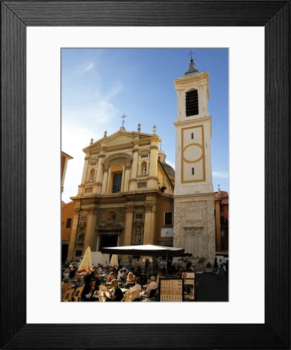 Framed Print : St. Reparate Cathedral, Place Rosseti, Old Town, Nice, Alpes Maritimes Framed Print : St. Reparate Cathedral, Place Rosseti, Old Town, Nice, Alpes Maritimes