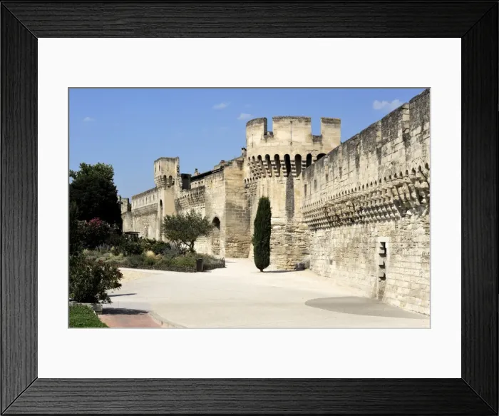 Framed Print : City walls and Ramparts, Avignon, Provence, France, Europe Framed Print : City walls and Ramparts, Avignon, Provence, France, Europe
