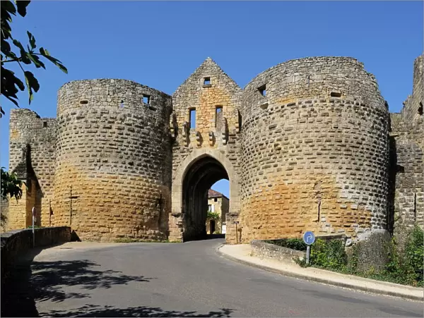Porte des Tours, Bastide town of Domme, one of Les Plus Beaux Villages de France