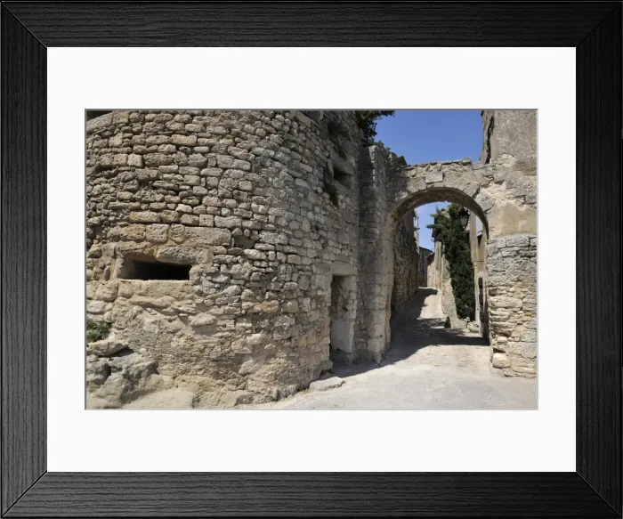 Framed Print : Portail des Chevres (old town gate) in the picturesque medieval village of Lacoste Framed Print : Portail des Chevres (old town gate) in the picturesque medieval village of Lacoste