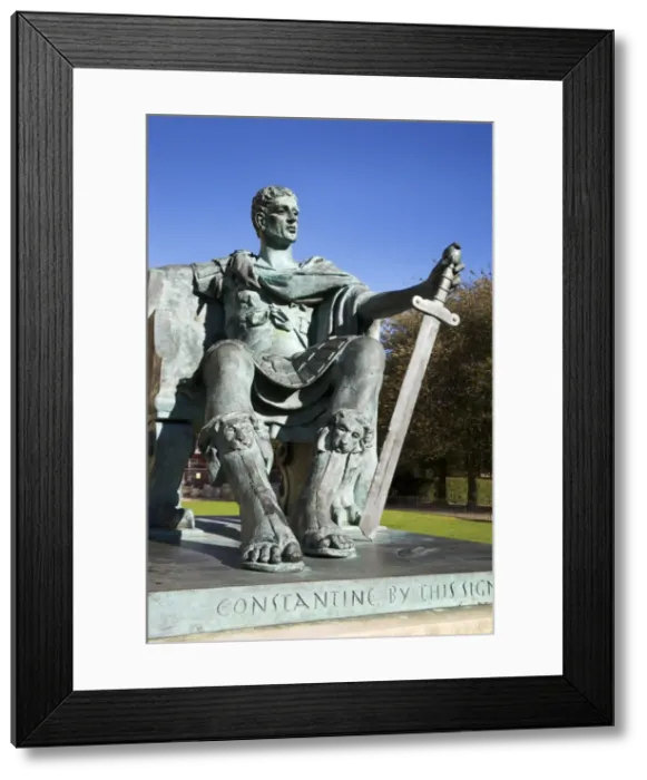 Framed Print : Constantine statue, York, Yorkshire, England, United Kingdom, Europe Framed Print : Constantine statue, York, Yorkshire, England, United Kingdom, Europe