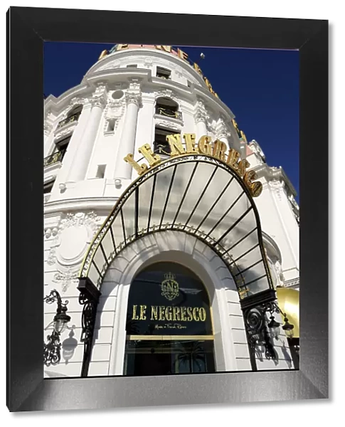 Detail, Hotel Le Negresco, Promenade des Anglais, Nice, Alpes Maritimes