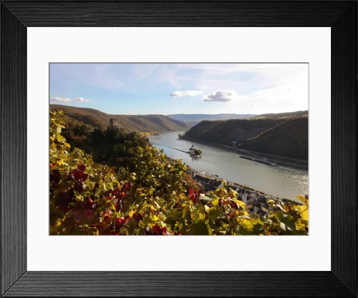 Framed Print : Gutenfels Castle and Pfalzgrafenstein Castle, Kaub, Rhine Valley, Rhineland-Palatinate Framed Print : Gutenfels Castle and Pfalzgrafenstein Castle, Kaub, Rhine Valley, Rhineland-Palatinate