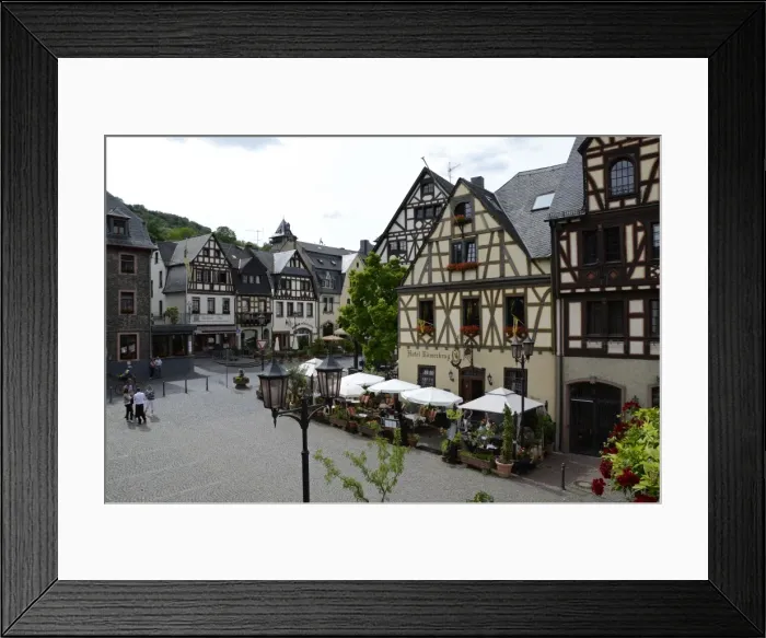 Framed Print : Market Square, Oberwesel, Rhine Valley, Rhineland-Palatinate, Germany, Europe Framed Print : Market Square, Oberwesel, Rhine Valley, Rhineland-Palatinate, Germany, Europe