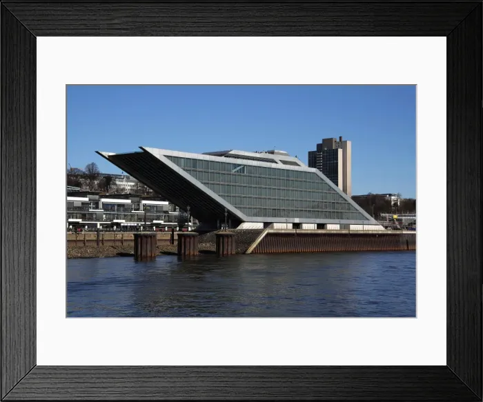 Framed Print : Dockland Building, Hamburg, Germany, Europe Framed Print : Dockland Building, Hamburg, Germany, Europe