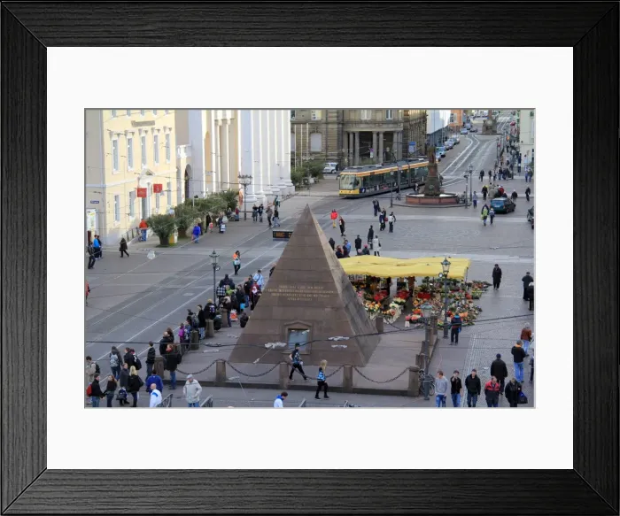 Framed Print : Pyramid in the Market Square, Karlsruhe, Baden-Wurttemberg, Germany, Europe Framed Print : Pyramid in the Market Square, Karlsruhe, Baden-Wurttemberg, Germany, Europe