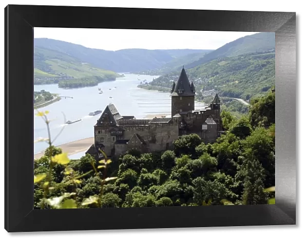 Stahleck Castle, Bacharach, Rhine Valley, Rhineland-Palatinate, Germany, Europe