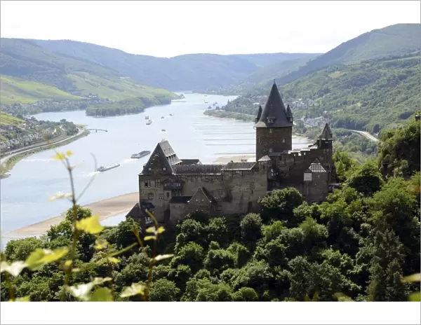 Stahleck Castle, Bacharach, Rhine Valley, Rhineland-Palatinate, Germany, Europe
