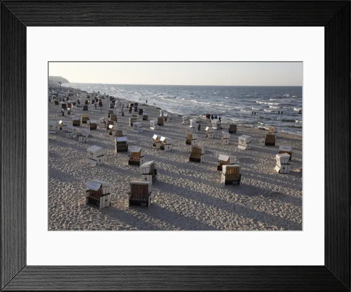 Framed Print : Beach at the Baltic Sea spa of Heringsdorf, Usedom, Mecklenburg-Western Pomerania Framed Print : Beach at the Baltic Sea spa of Heringsdorf, Usedom, Mecklenburg-Western Pomerania