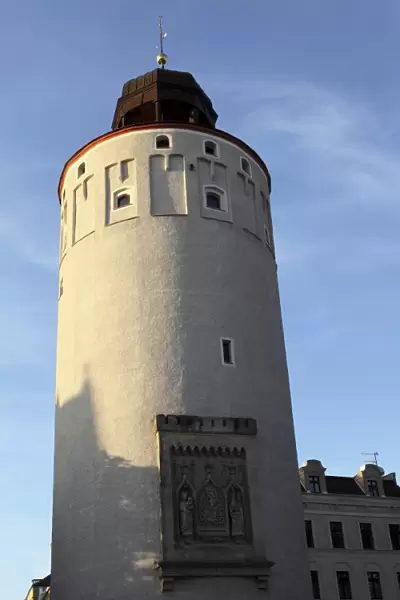 The Fat Tower (Frauenturm) (Dicke Turm), part of the medieval city defences in Goerlitz