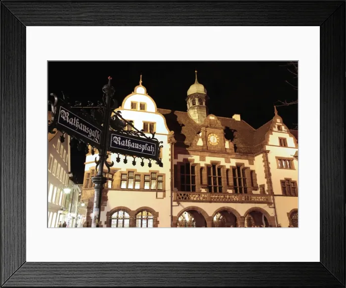 Framed Print : City Hall, Rathausplatz, Old Town, Freiburg, Baden-Wurttemberg, Germany, Europe Framed Print : City Hall, Rathausplatz, Old Town, Freiburg, Baden-Wurttemberg, Germany, Europe