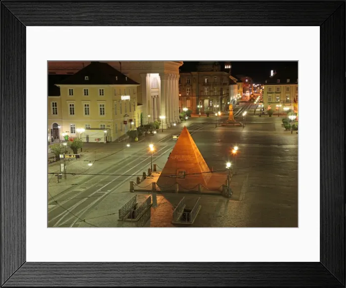 Framed Print : Pyramid and the Market Square at night, Karlsruhe, Baden-Wurttemberg, Germany, Europe Framed Print : Pyramid and the Market Square at night, Karlsruhe, Baden-Wurttemberg, Germany, Europe