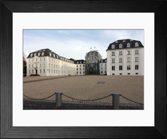 Framed Print : Schlovuplatz and Palace, Saarbrucken, Saarland, Germany, Europe Framed Print : Schlovuplatz and Palace, Saarbrucken, Saarland, Germany, Europe