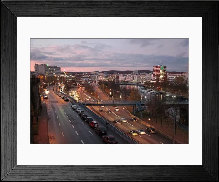 Framed Print : River Saar and city, Saarbrucken, Saarland, Germany, Europe Framed Print : River Saar and city, Saarbrucken, Saarland, Germany, Europe