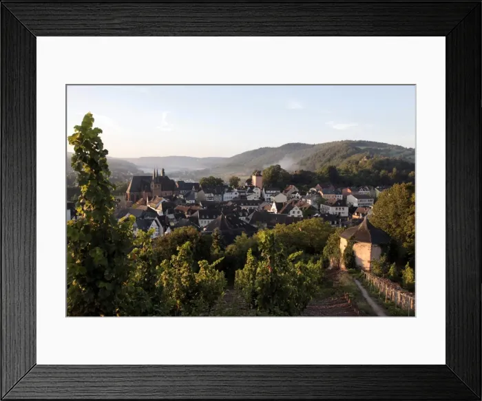 Framed Print : Old town of Saarburg, Rhineland-Palatinate, Germany, Europe