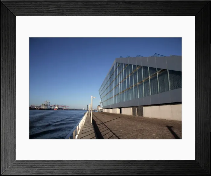 Framed Print : Dockland Building, Hamburg, Germany, Europe
