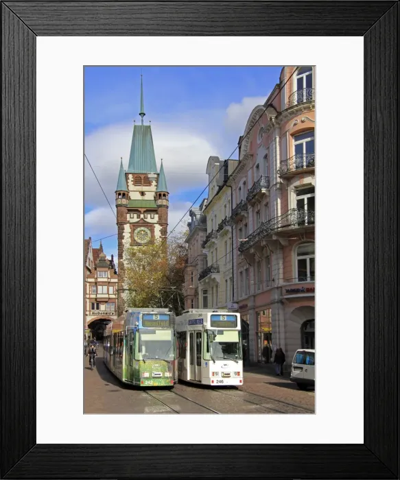 Framed Print : Martinstor, Old Town, Freiburg, Baden-Wurttemberg, Germany, Europe Framed Print : Martinstor, Old Town, Freiburg, Baden-Wurttemberg, Germany, Europe