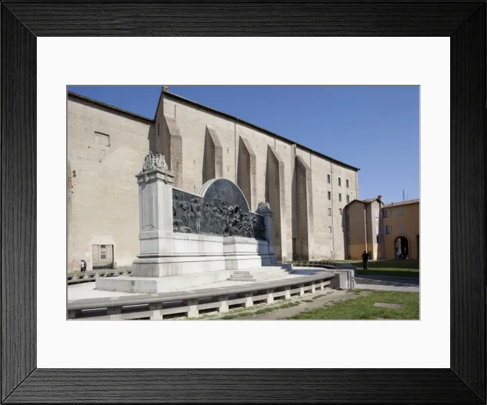 Framed Print : Monumento Giuseppe Verdi and Palazzo Della Pilotta, Piazza del Pace, Parma Framed Print : Monumento Giuseppe Verdi and Palazzo Della Pilotta, Piazza del Pace, Parma