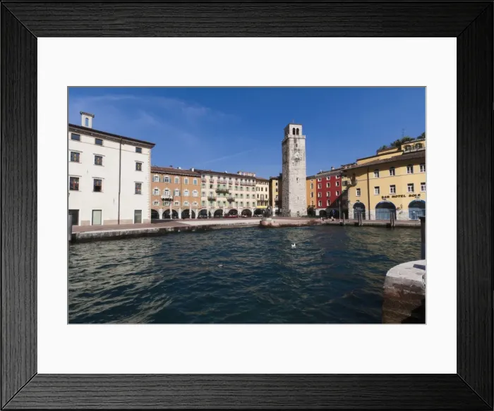 Framed Print : Apponale Tower, Piazza 3 Novembre, Riva del Garda, Lago di Garda (Lake Garda) Framed Print : Apponale Tower, Piazza 3 Novembre, Riva del Garda, Lago di Garda (Lake Garda)