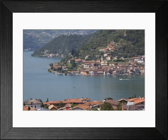 Framed Print : View of Monte Isola from near Sulzano, Lake Iseo, Lombardy, Italian Lakes, Italy, Europe Framed Print : View of Monte Isola from near Sulzano, Lake Iseo, Lombardy, Italian Lakes, Italy, Europe