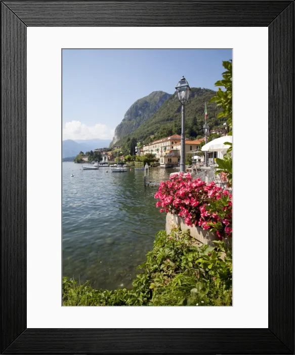 Framed Print : Town and lakeside, Menaggio, Lake Como, Lombardy, Italian Lakes, Italy, Europe Framed Print : Town and lakeside, Menaggio, Lake Como, Lombardy, Italian Lakes, Italy, Europe