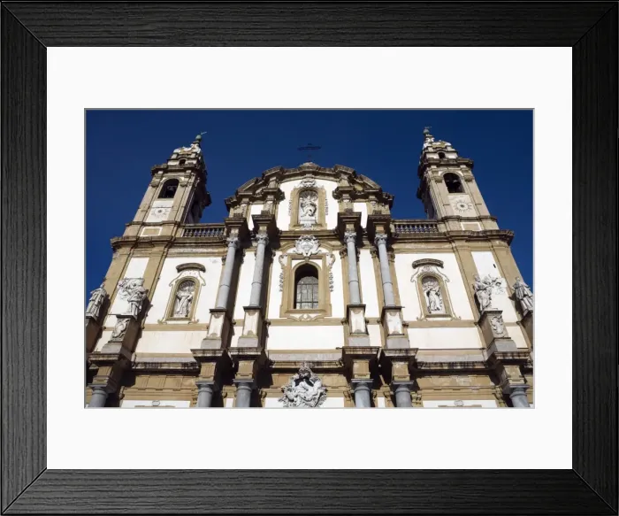 Framed Print : San Domenico church facade, Palermo, Sicily, Italy, Europe Framed Print : San Domenico church facade, Palermo, Sicily, Italy, Europe