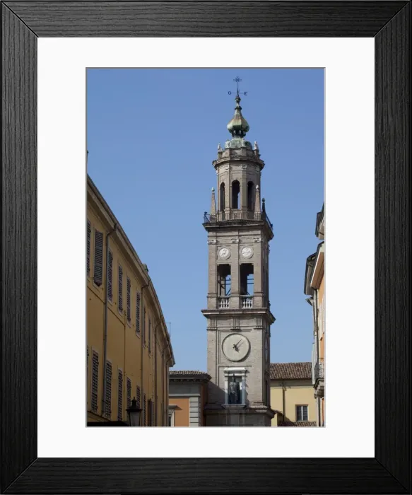 Framed Print : Church Belltower, Parma, Emilia Romagna, Italy, Europe Framed Print : Church Belltower, Parma, Emilia Romagna, Italy, Europe