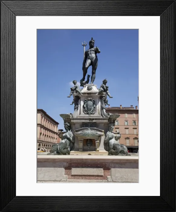 Framed Print : Fountain of Neptune, Piazza del Nettuno, Bologna, Emilia Romagna, Italy, Europe Framed Print : Fountain of Neptune, Piazza del Nettuno, Bologna, Emilia Romagna, Italy, Europe