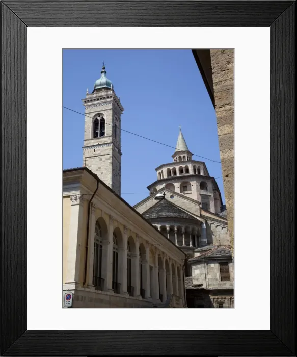 Framed Print : Basilica Santa Maria Maggiore, Piazza Duomo, Bergamo, Lombardy, Italy, Europe Framed Print : Basilica Santa Maria Maggiore, Piazza Duomo, Bergamo, Lombardy, Italy, Europe
