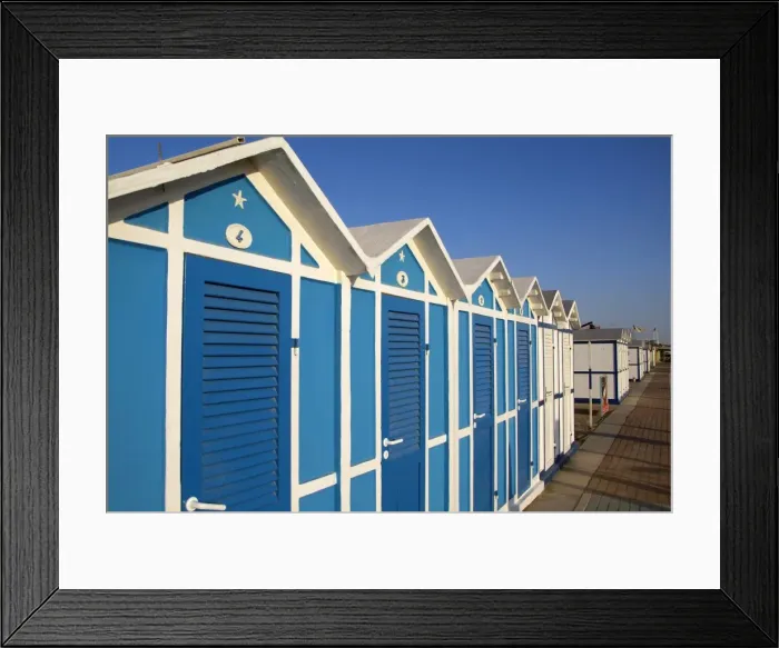 Framed Print : Beach huts, Riccione, Adriatic coast, Emilia-Romagna, Italy, Europe Framed Print : Beach huts, Riccione, Adriatic coast, Emilia-Romagna, Italy, Europe