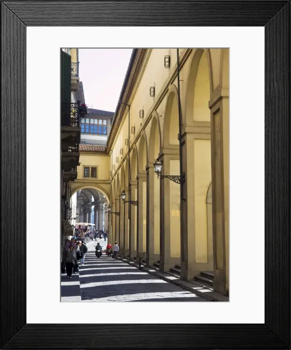 Framed Print : The Vasari Corridor (Corridoio Vasariano), UNESCO World Heritage Site, Florence Framed Print : The Vasari Corridor (Corridoio Vasariano), UNESCO World Heritage Site, Florence