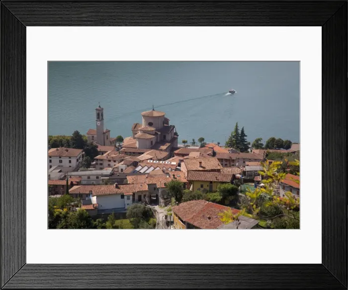 Framed Print : View of Sale Marasino and Lake Iseo, Lombardy, Italian Lakes, Italy, Europe Framed Print : View of Sale Marasino and Lake Iseo, Lombardy, Italian Lakes, Italy, Europe