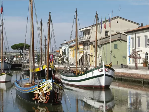 Cesenatico, harbour, Adriatic coast, Emilia-Romagna, Italy, Europe