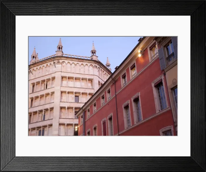 Framed Print : Architecture and Baptistry, Parma, Emilia Romagna, Italy, Europe Framed Print : Architecture and Baptistry, Parma, Emilia Romagna, Italy, Europe