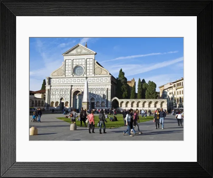 Framed Print : Church of Santa Maria Novella, UNESCO World Heritage Site, Florence, Tuscany Framed Print : Church of Santa Maria Novella, UNESCO World Heritage Site, Florence, Tuscany
