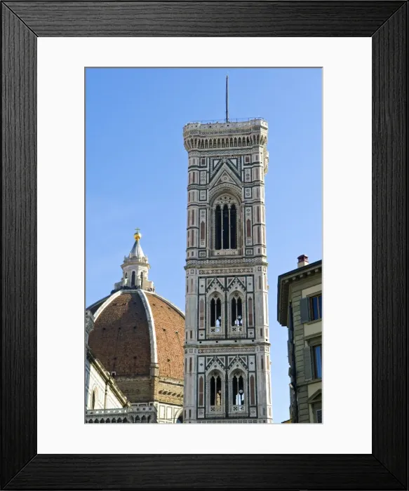 Framed Print : Campanile di Giotto and cathedral of Santa Maria del Fiore (Duomo), UNESCO World Heritage Site Framed Print : Campanile di Giotto and cathedral of Santa Maria del Fiore (Duomo), UNESCO World Heritage Site