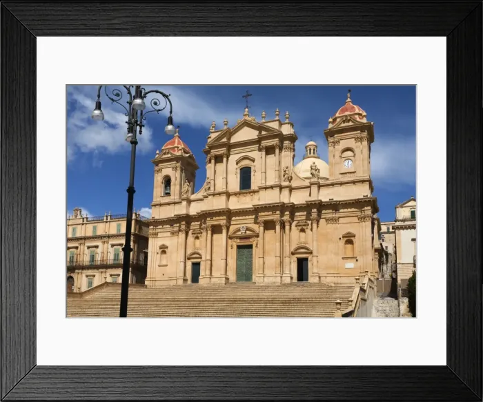 Framed Print : The Duomo, Noto, Sicily, Italy, Europe